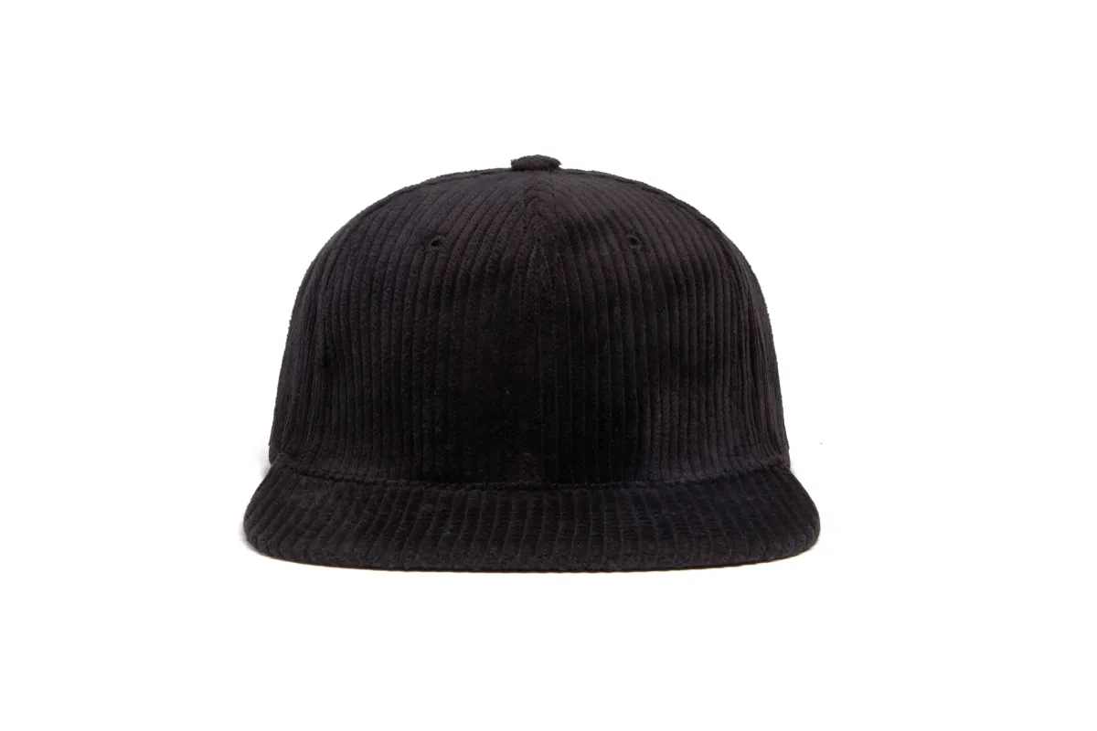 Clean Black 6-Wale CORD sold by Hood Hat