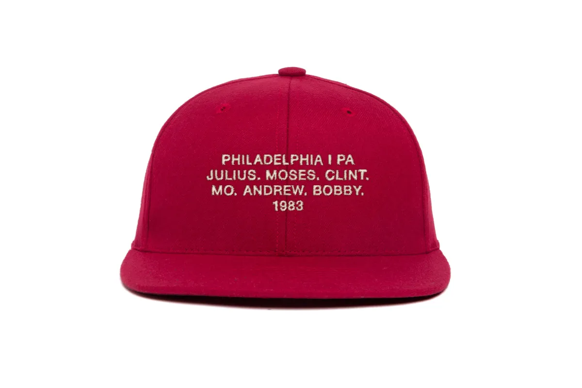 Philadelphia 1983 Name sold by Hood Hat