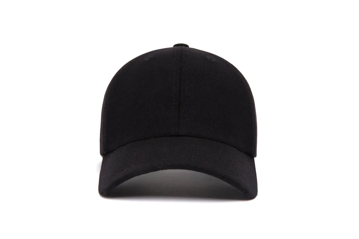 Clean Black Wool Dad Hat sold by Hood Hat