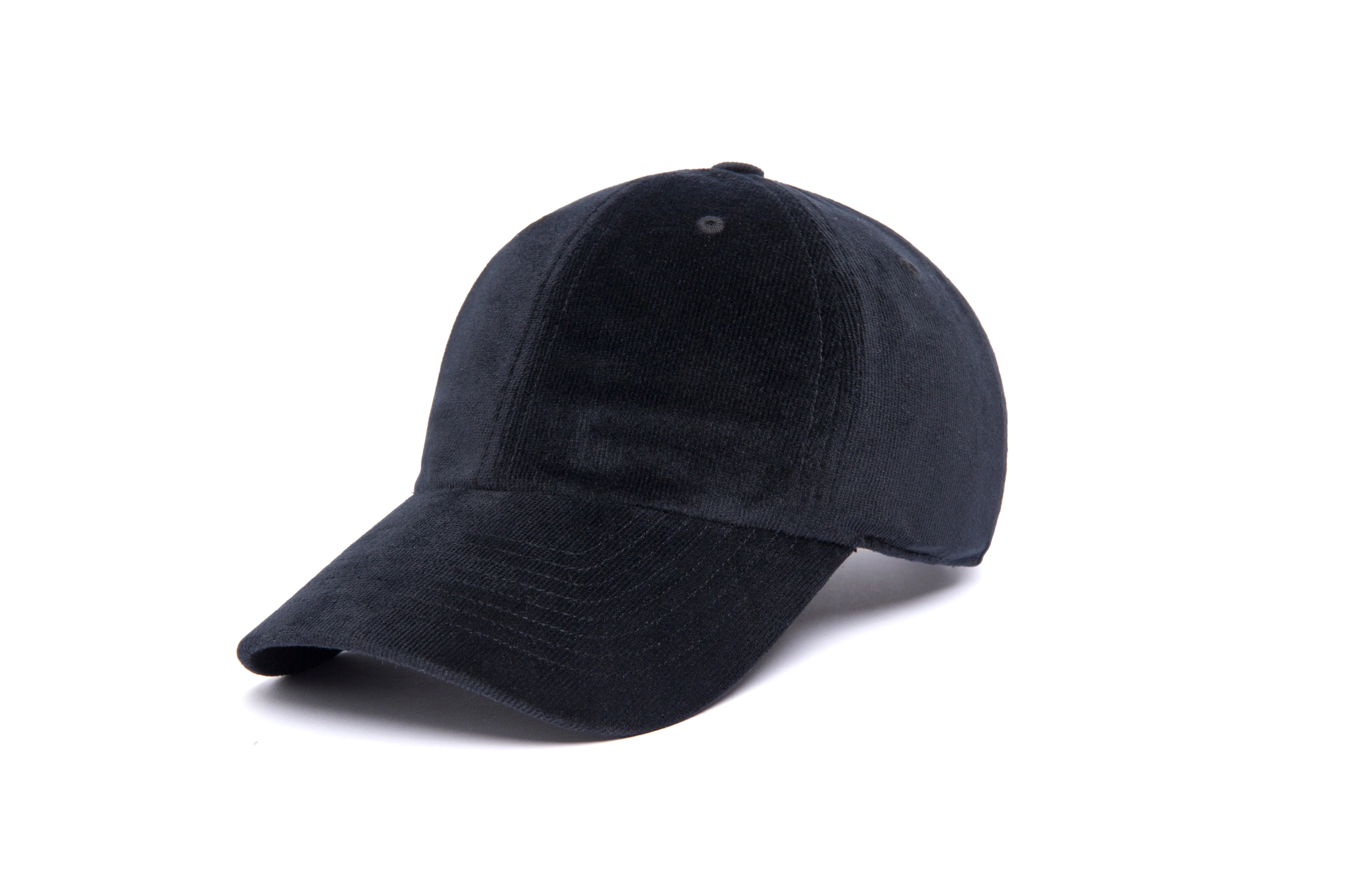 Clean Black 21-Wale Cord Dad Hat sold by Hood Hat product image thumbnail 2