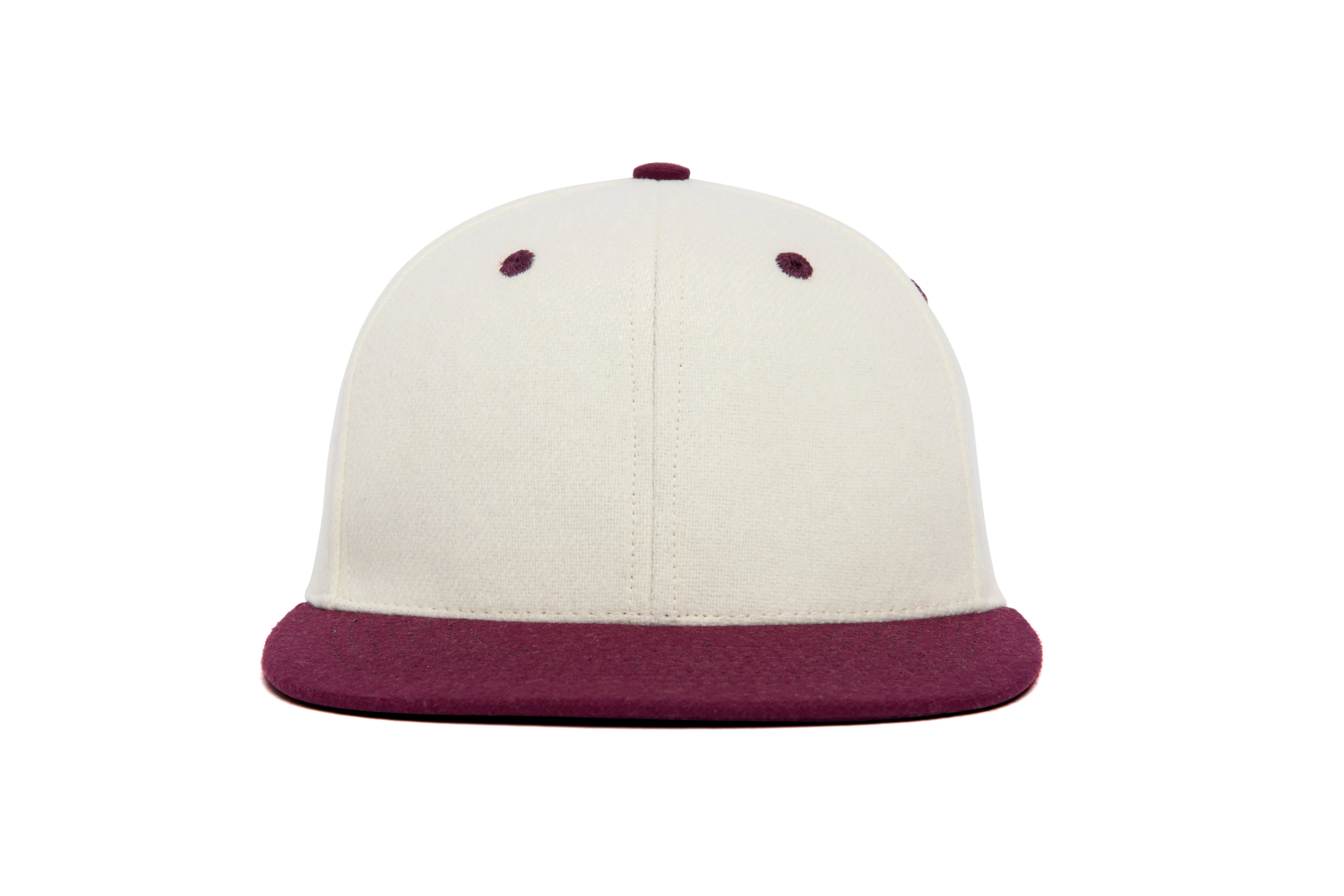 Clean White / Maroon Two Tone sold by Hood Hat