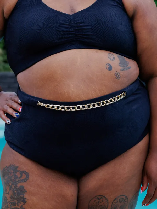 High Waisted Bottoms With Chain sold by Kitty & Vibe