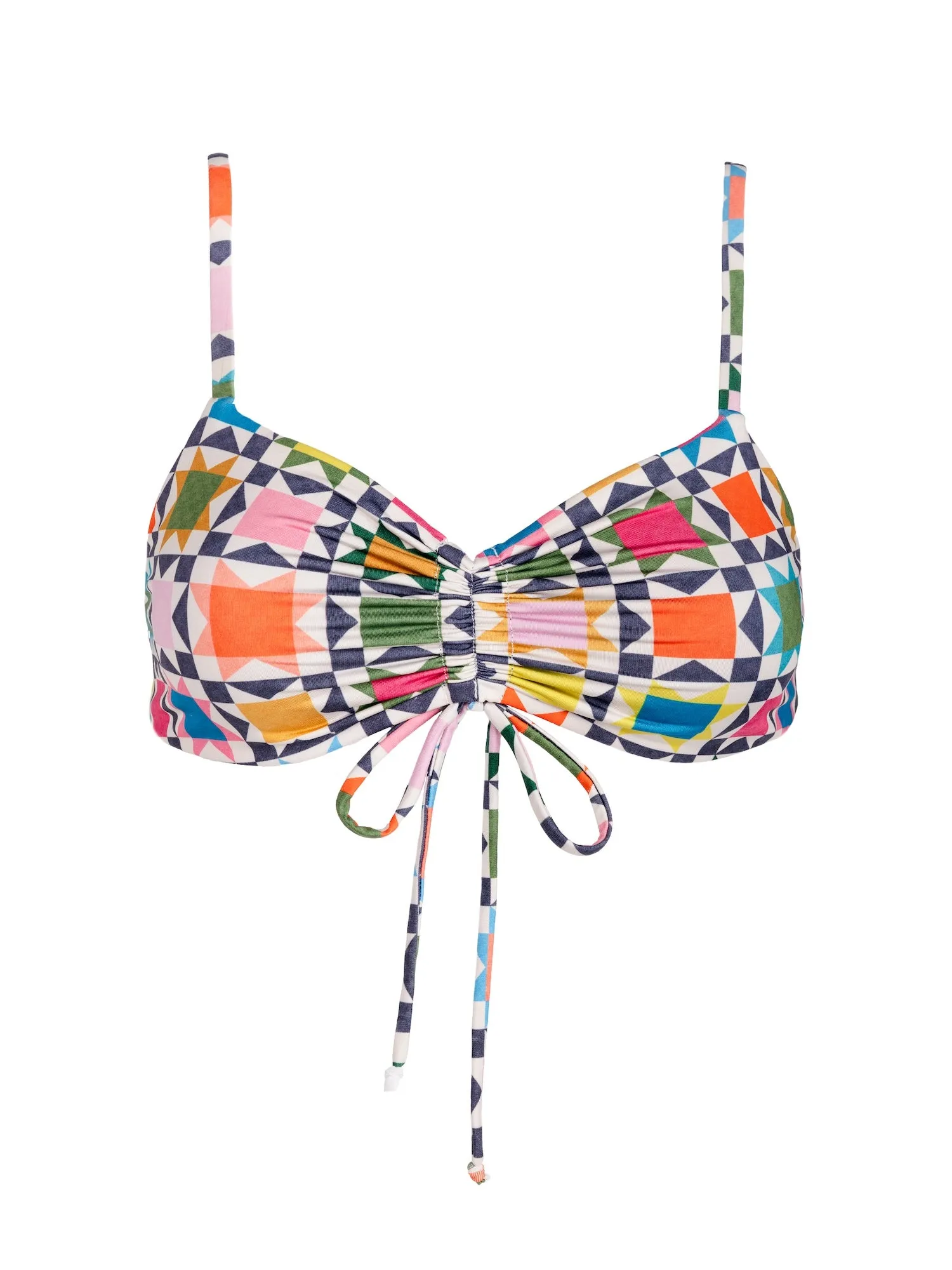 Ruched Tie Top in Topanga sold by Kitty & Vibe product image thumbnail 2