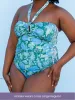 Strapless Halter One Piece in Esme sold by Kitty & Vibe