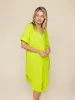 Linen Blend Cover Up Dress in Zuma sold by Kitty & Vibe