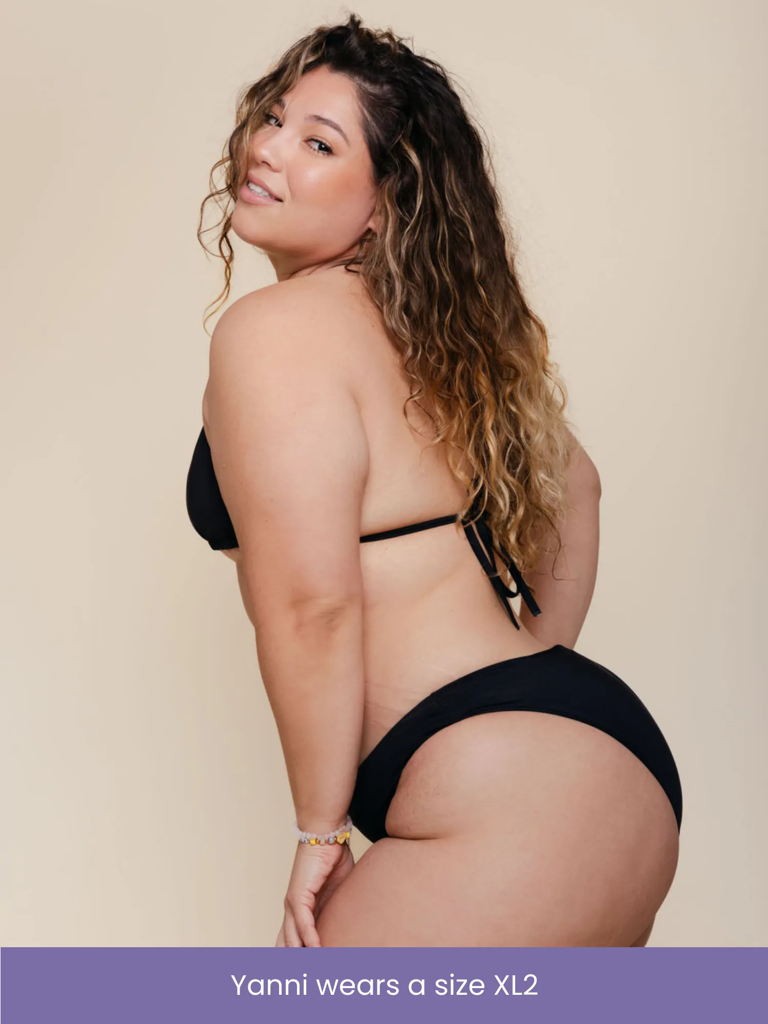 High Leg Mid Rise Bottoms in Black sold by Kitty & Vibe product image thumbnail 4