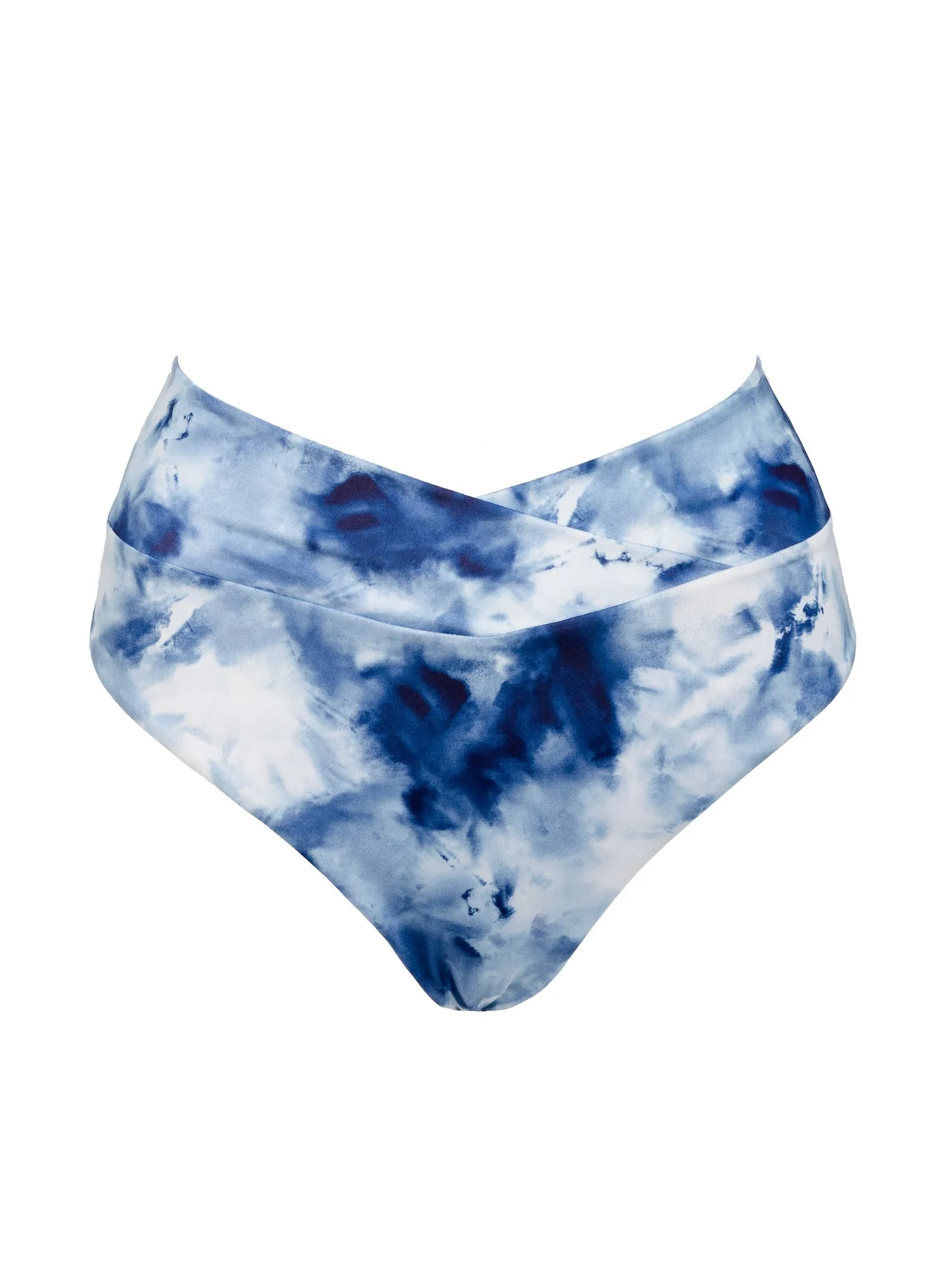 High Hip Crossover Bottoms in Laguna sold by Kitty & Vibe