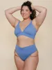 High Hip Crossover Bottoms in Sky sold by Kitty & Vibe