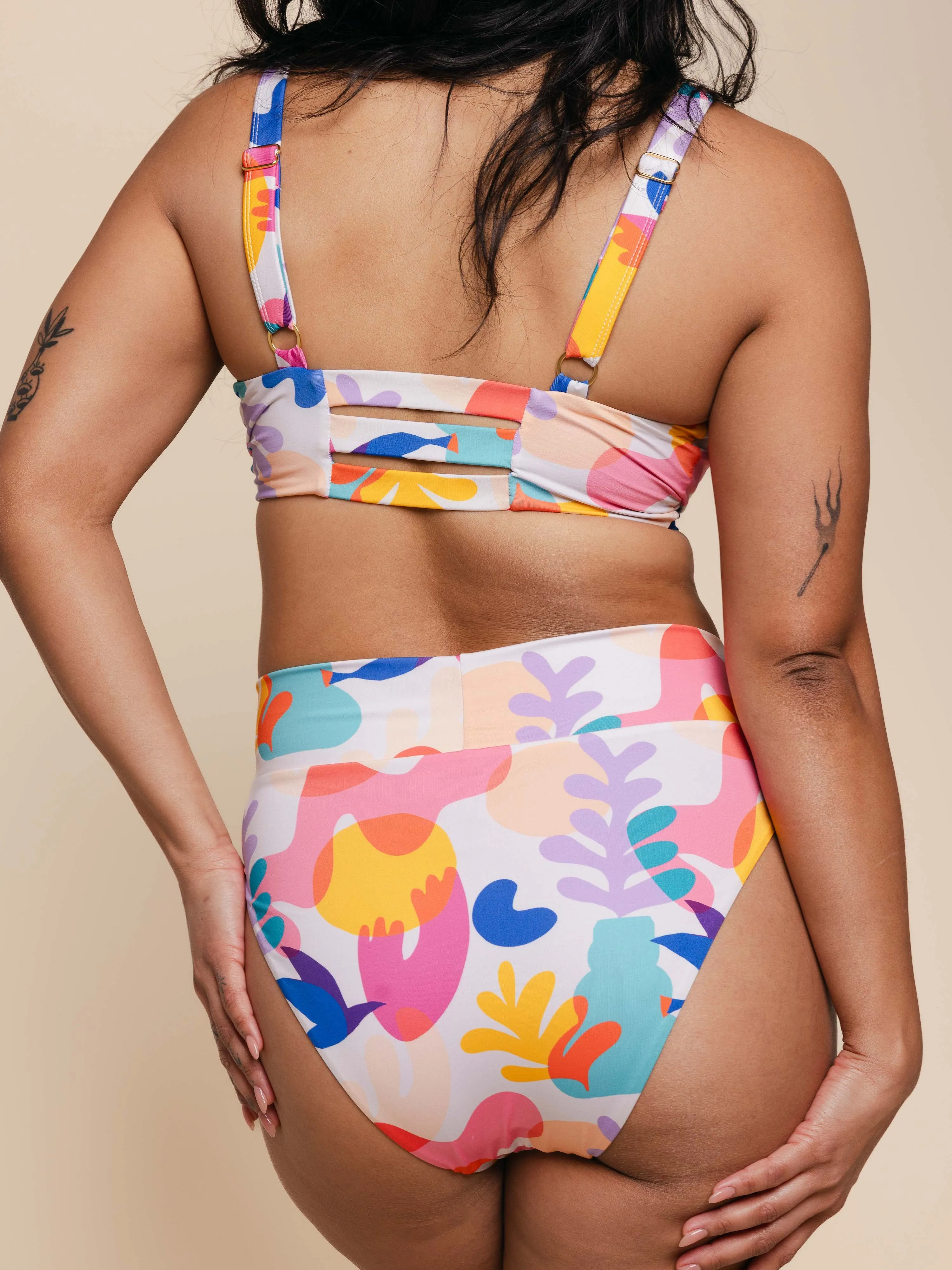 High Hip Crossover Bottoms in Celine sold by Kitty & Vibe product image thumbnail 3