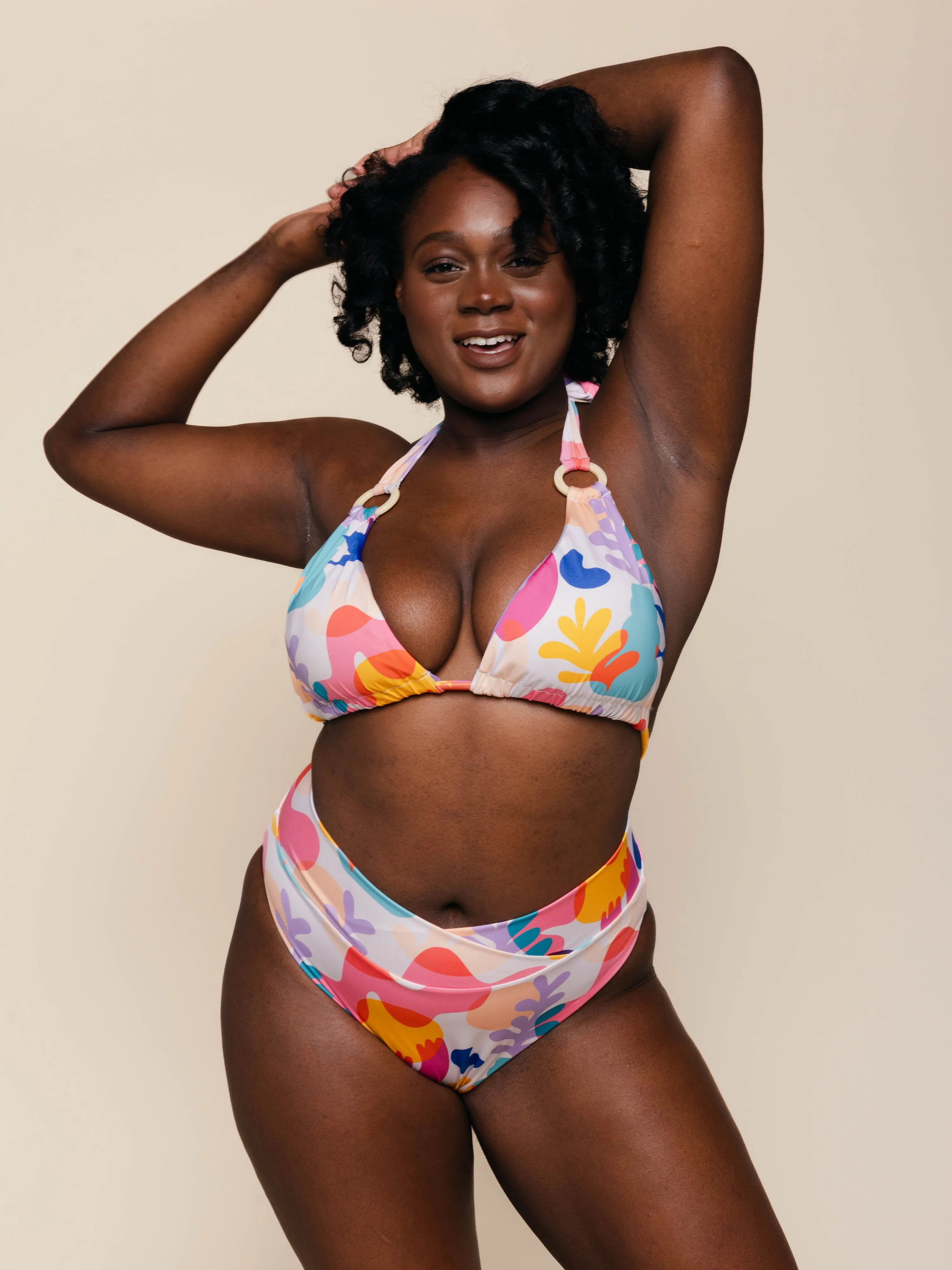 High Hip Crossover Bottoms in Celine sold by Kitty & Vibe product image thumbnail 4