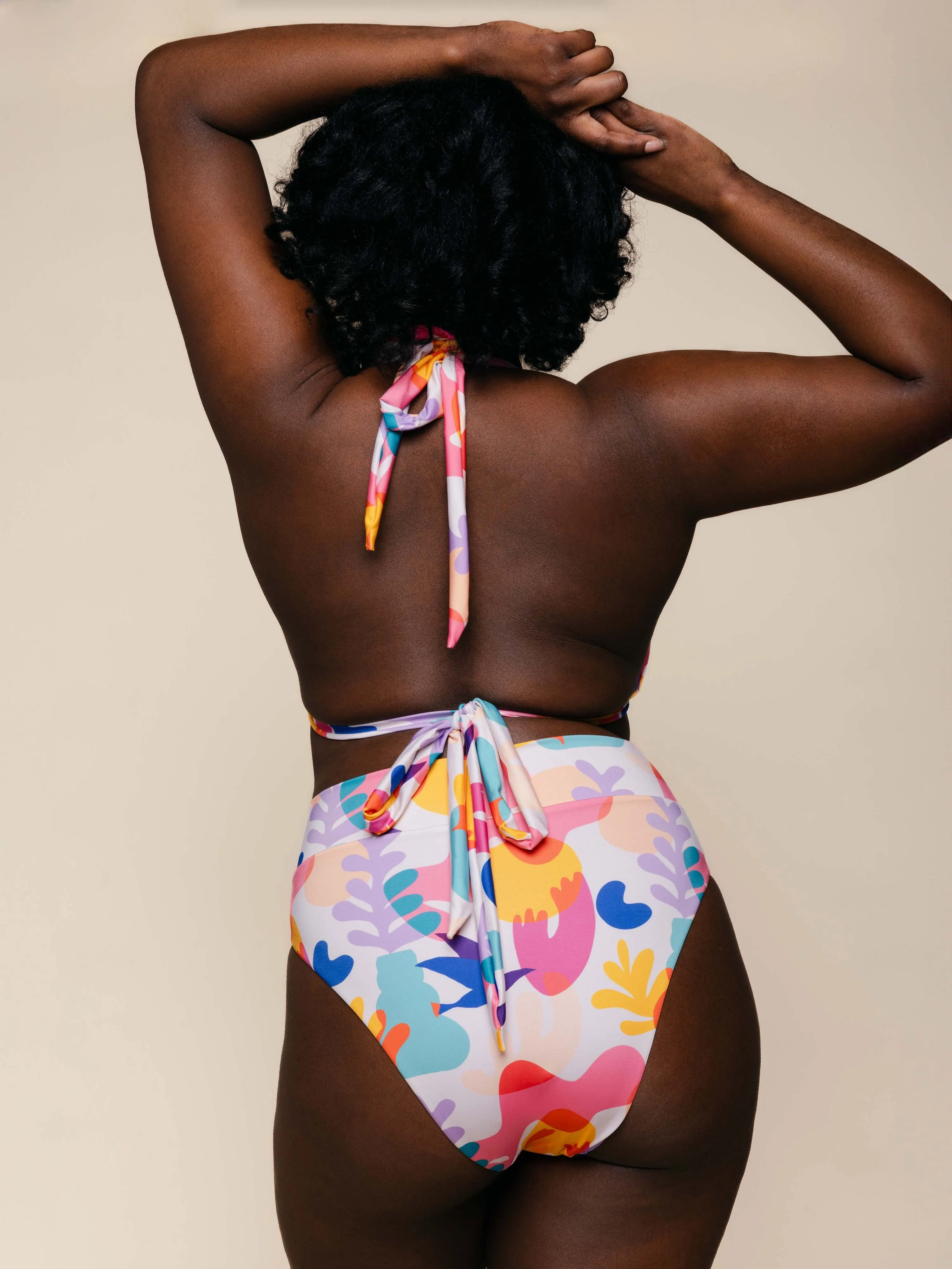 High Hip Crossover Bottoms in Celine sold by Kitty & Vibe product image thumbnail 5