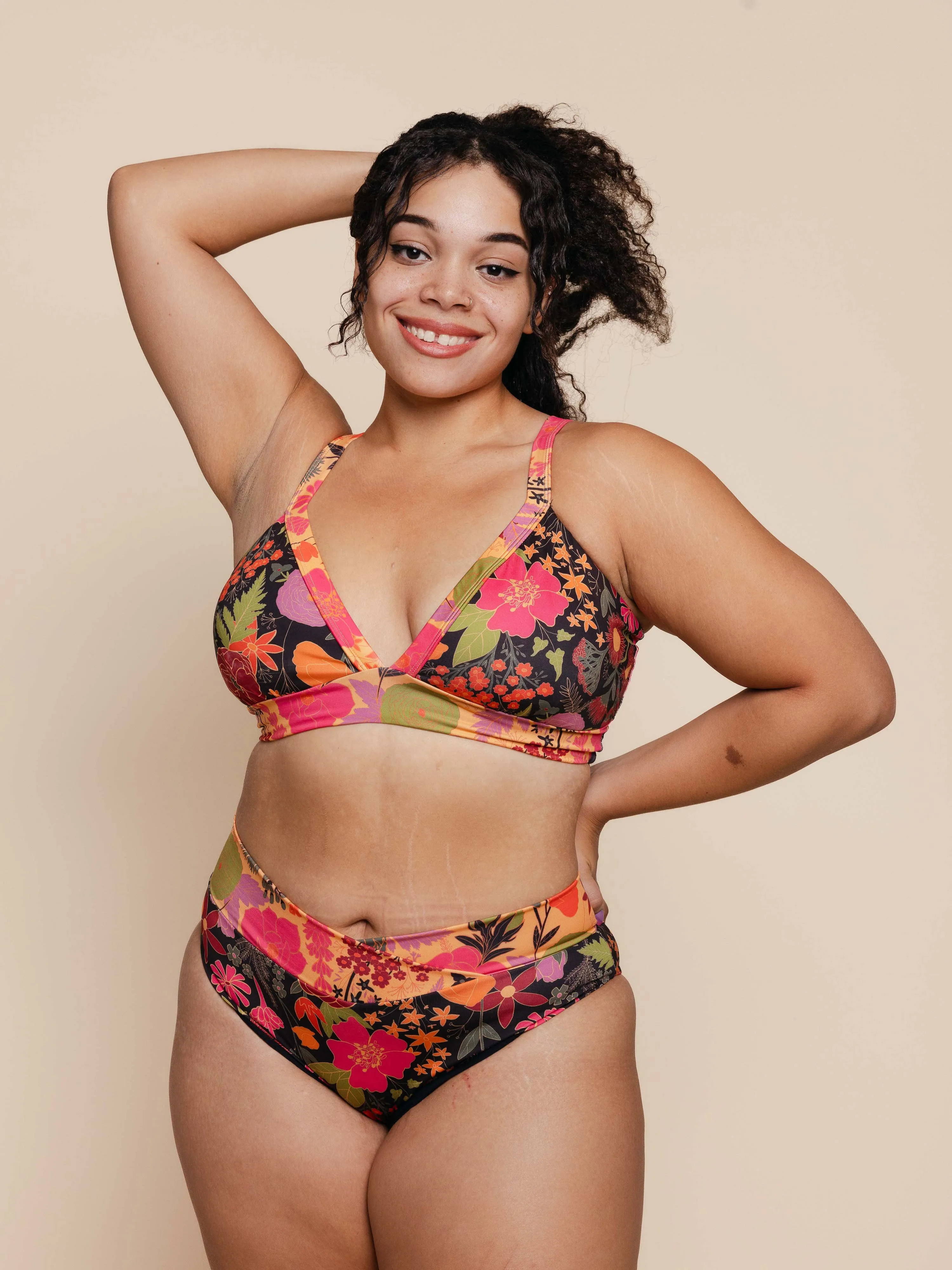 Banded Triangle Top in Margot sold by Kitty & Vibe product image thumbnail 2