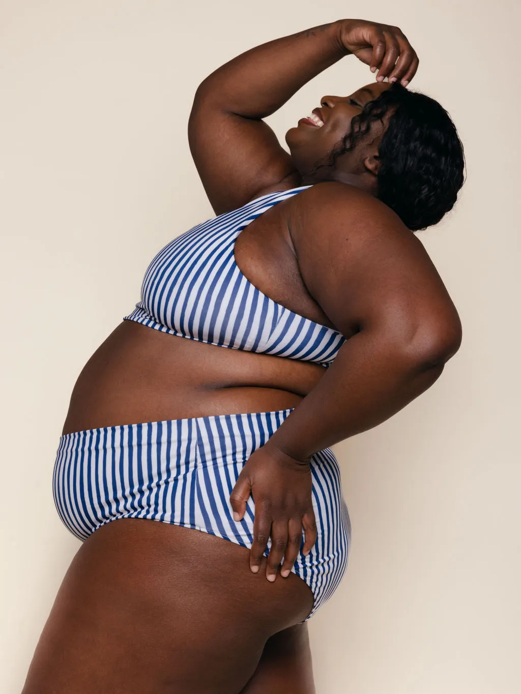 High Waisted Full Coverage Bottoms in Amalfi sold by Kitty & Vibe product image thumbnail 3