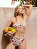 Bandeau Top in Paloma sold by Kitty & Vibe