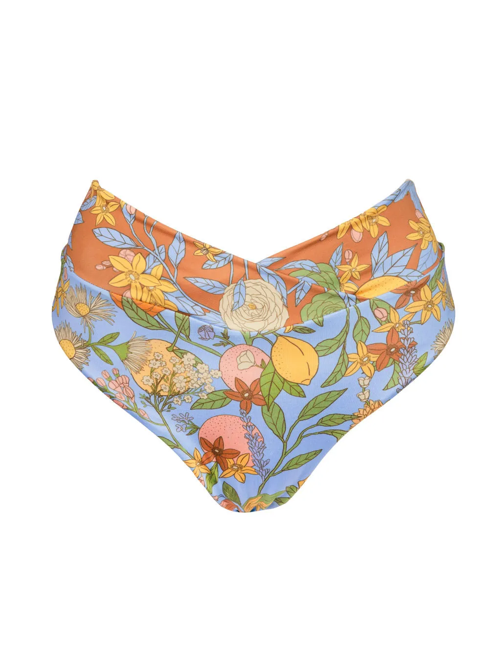 High Hip Crossover Bottoms in Aurelia sold by Kitty & Vibe product image thumbnail 2