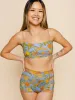 Bandeau With Piping Top in Aurelia sold by Kitty & Vibe