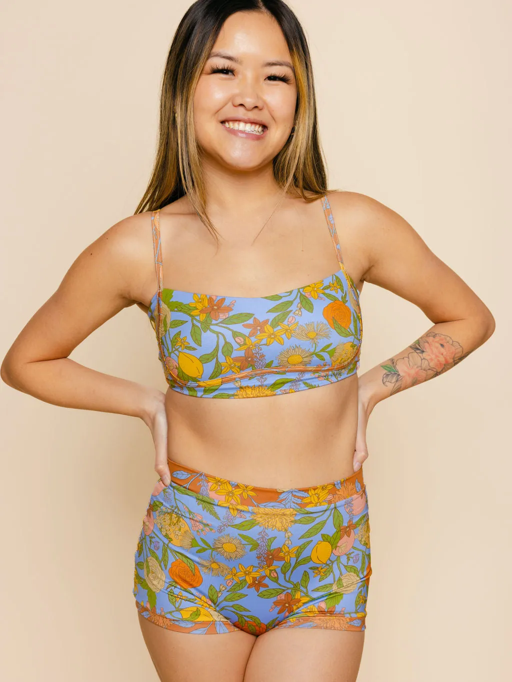 Bandeau With Piping Top in Aurelia sold by Kitty & Vibe product image thumbnail 3