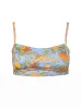 Bandeau With Piping Top in Aurelia sold by Kitty & Vibe