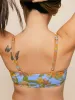 Bandeau With Piping Top in Aurelia sold by Kitty & Vibe