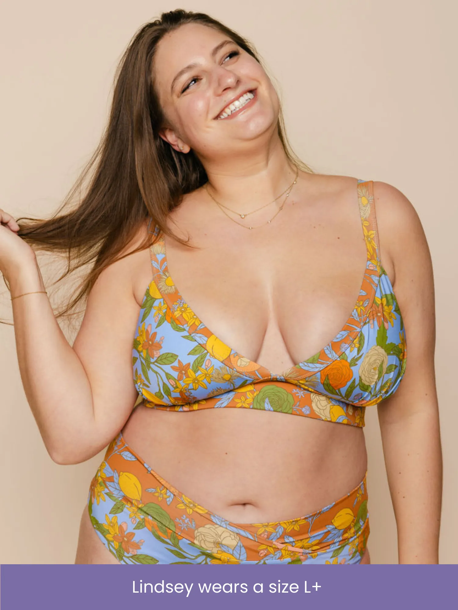 Banded Triangle Top in Aurelia sold by Kitty & Vibe product image thumbnail 3