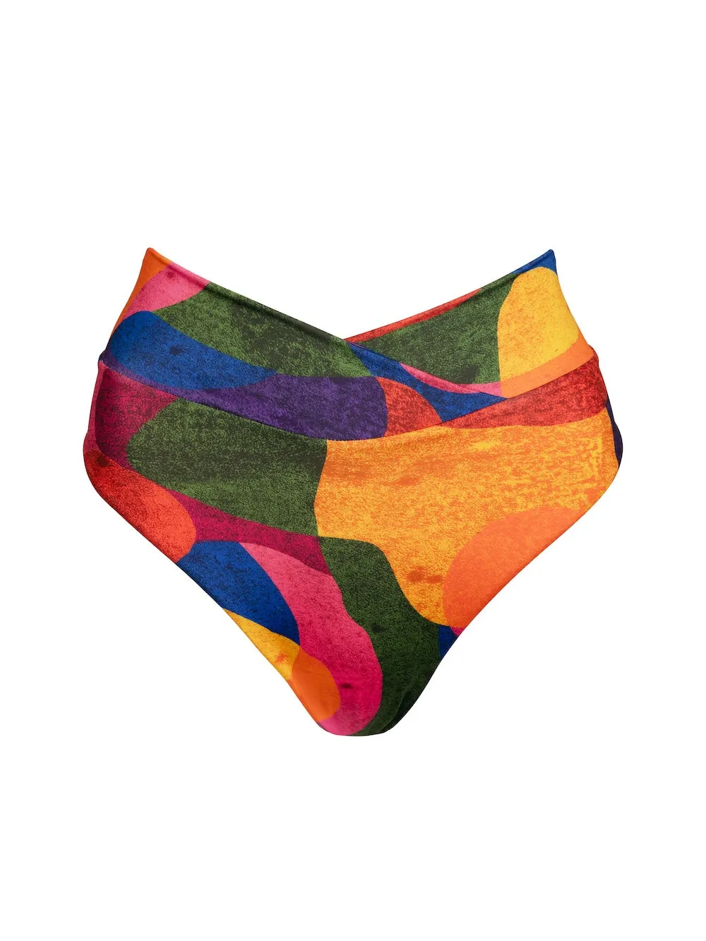 High Hip Crossover Bottoms in Isla sold by Kitty & Vibe product image thumbnail 2