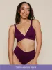 Banded Triangle Top in Sangria sold by Kitty & Vibe