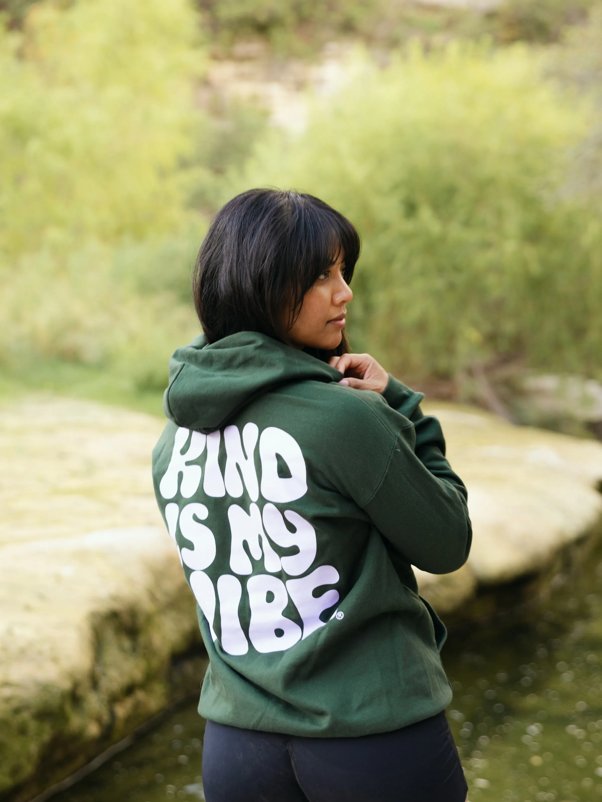 Green Kind Is My Vibe™ Sweatshirt sold by Kitty & Vibe product image thumbnail 2