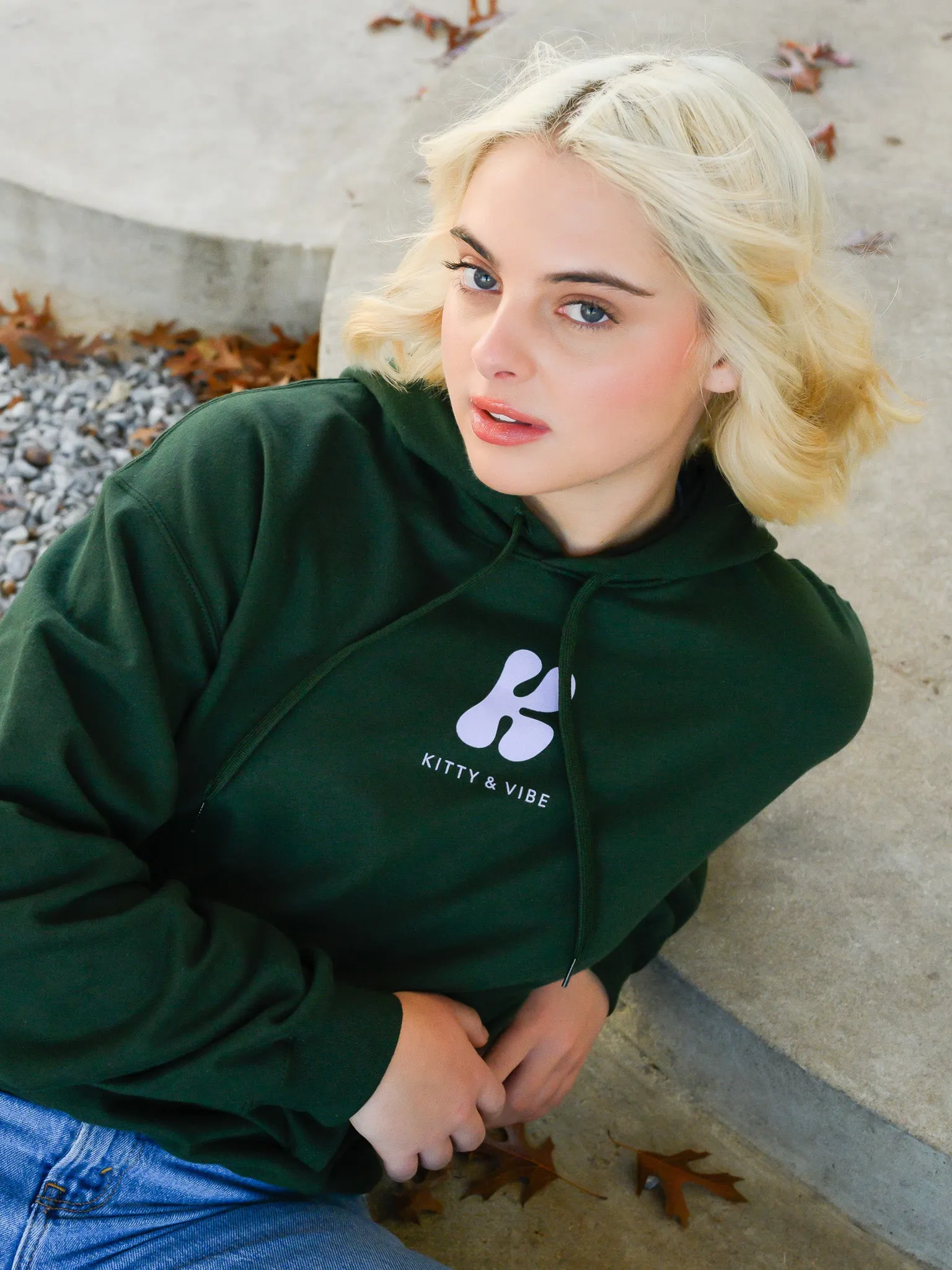 Green Kind Is My Vibe™ Sweatshirt sold by Kitty & Vibe product image thumbnail 5