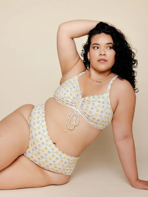 High Waisted Full Coverage Bottoms in Prairie sold by Kitty & Vibe