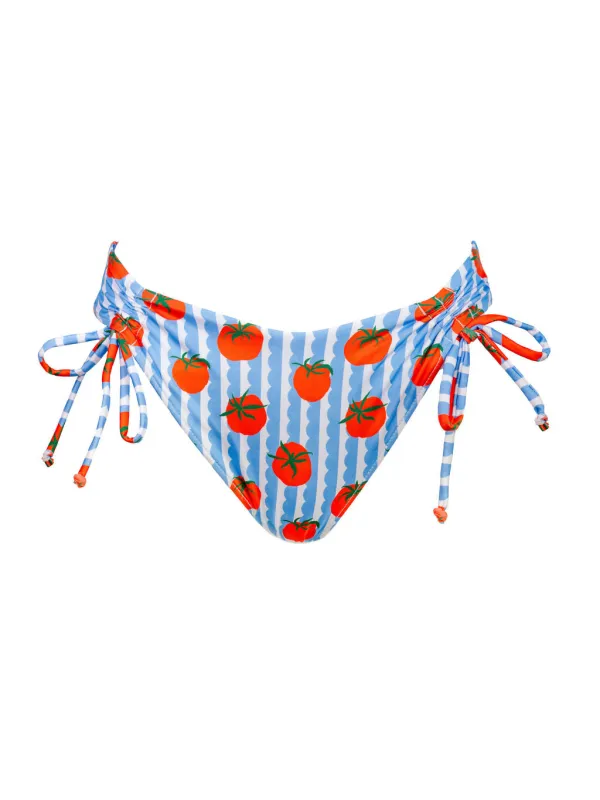 Ruched Tie Bottoms in Noor sold by Kitty & Vibe