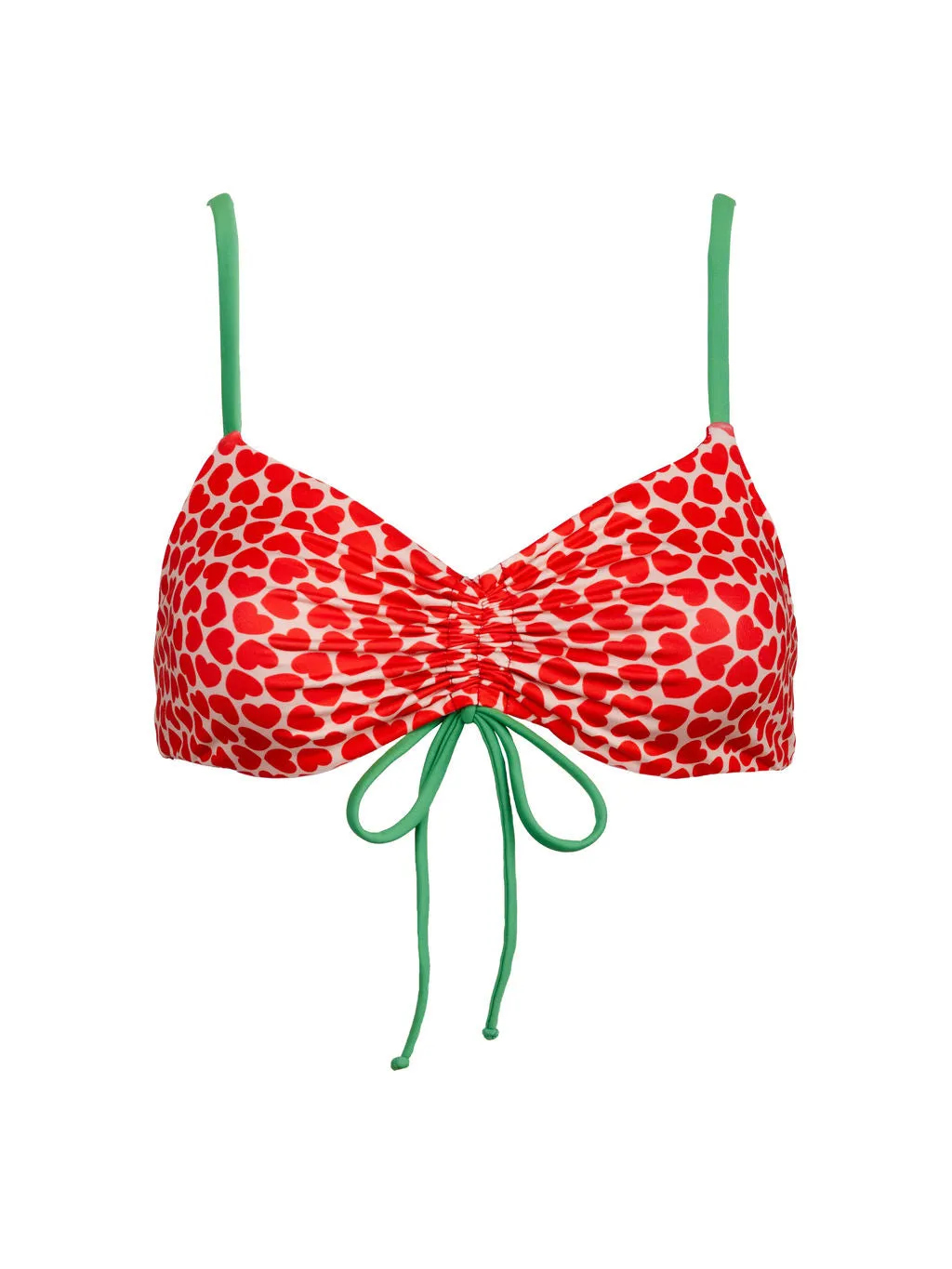 Ruched Tie Top in Brooke sold by Kitty & Vibe