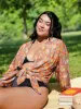Kimono Cover Up Top in Aurelia sold by Kitty & Vibe