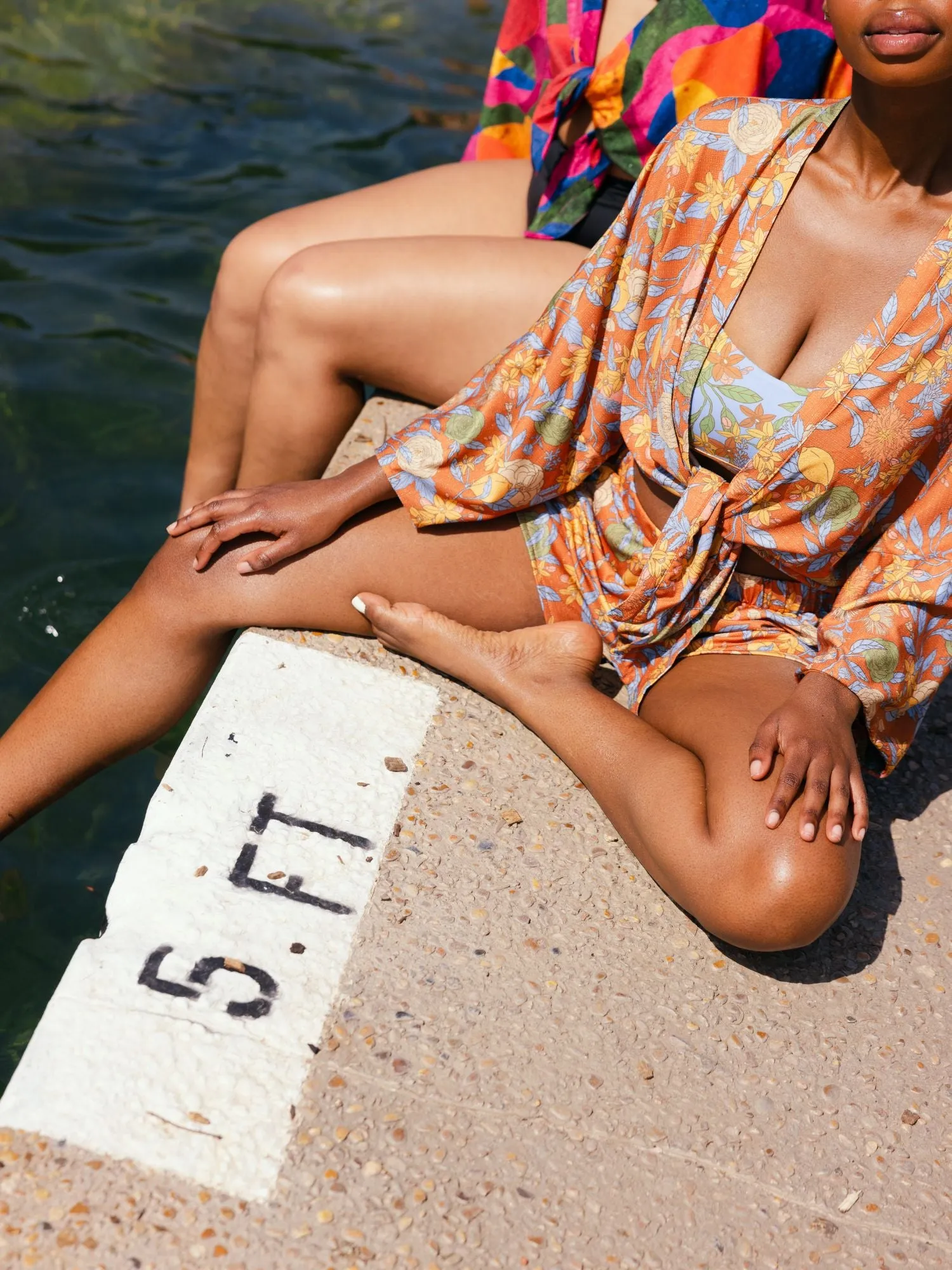 Kimono Cover Up Top in Aurelia sold by Kitty & Vibe product image thumbnail 4