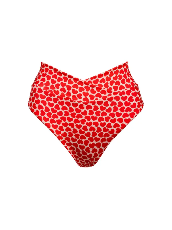 High Hip Crossover Bottoms in Brooke sold by Kitty & Vibe