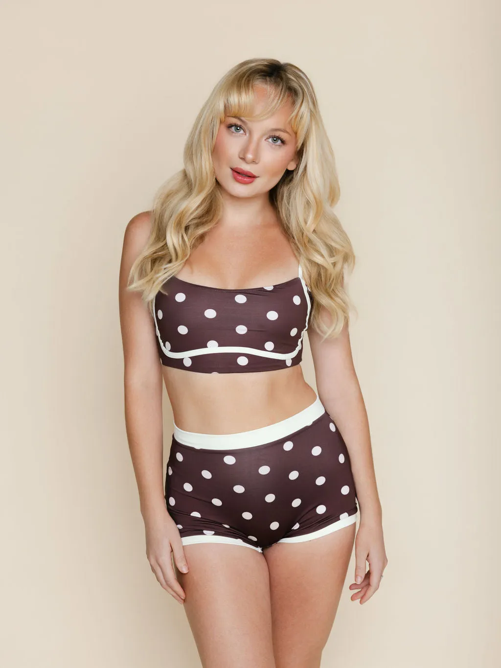 Boyshort Bottoms in Brandy sold by Kitty & Vibe product image thumbnail 3