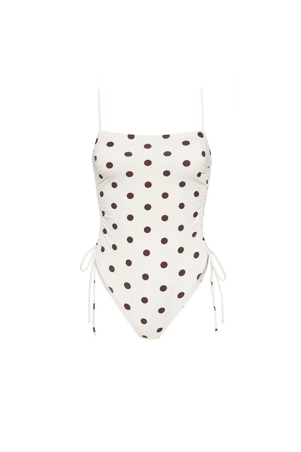 Ruched Square Neck One Piece in Bunny sold by Kitty & Vibe product image thumbnail 2