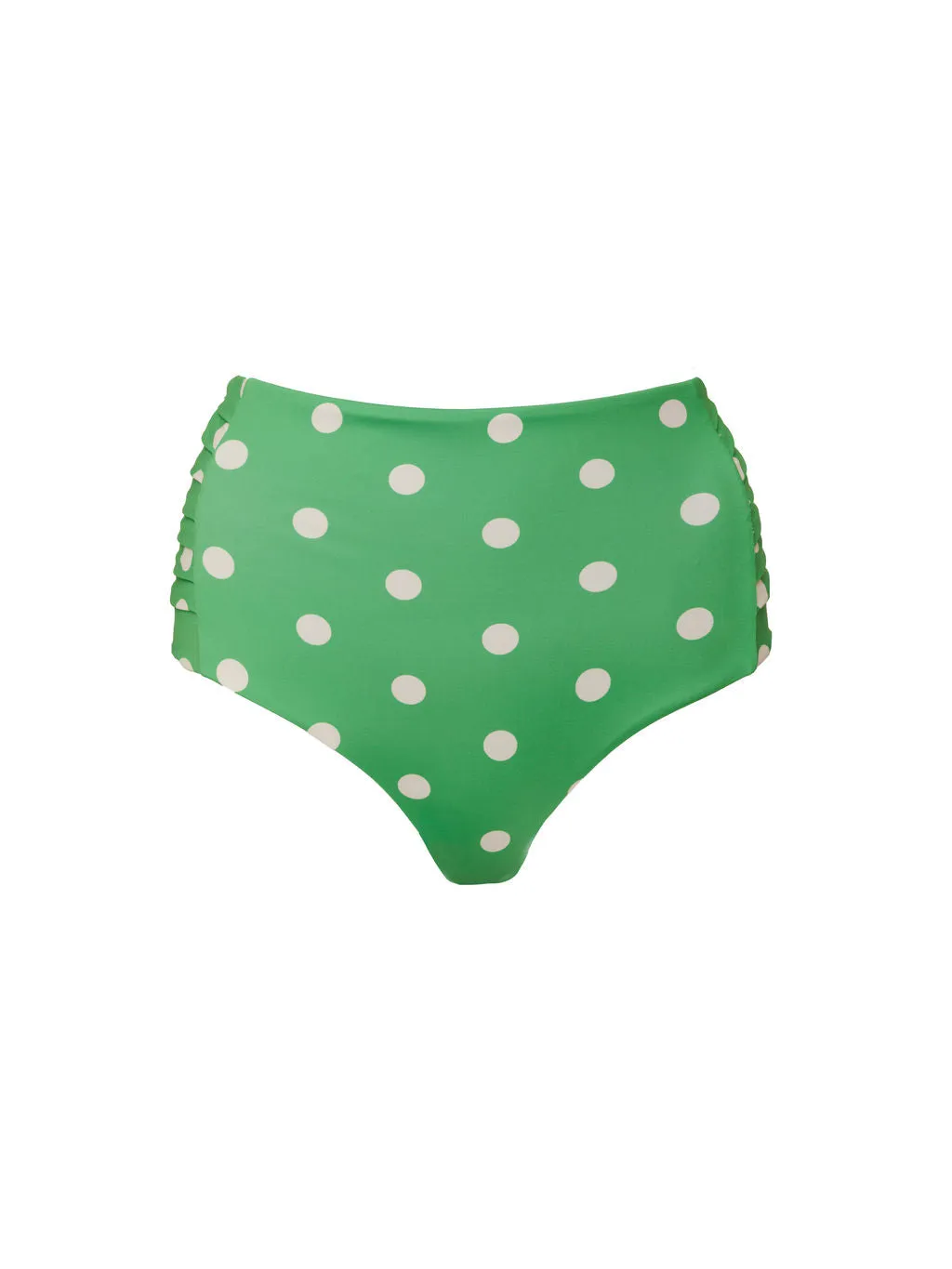 Pleated High Waisted Bottoms in Meadow sold by Kitty & Vibe product image thumbnail 2