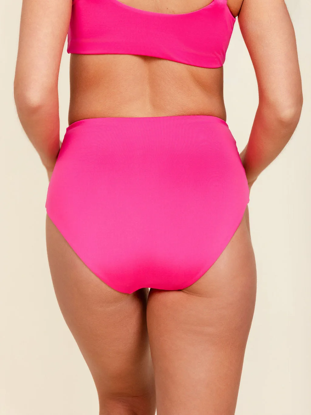 High Waisted Full Coverage Bottoms in Punch sold by Kitty & Vibe product image thumbnail 5