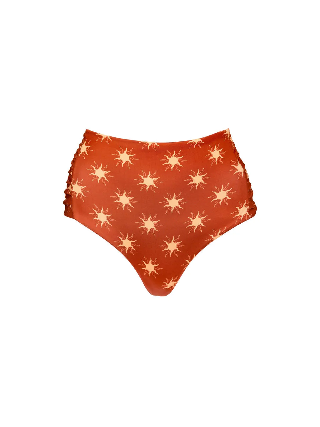 Pleated High Waisted Bottoms in Solara sold by Kitty & Vibe product image thumbnail 2