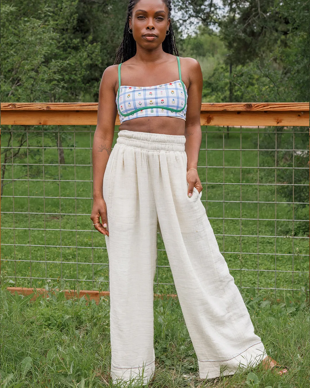 The Everyday Cotton Gauze Pant sold by Kitty & Vibe product image thumbnail 5