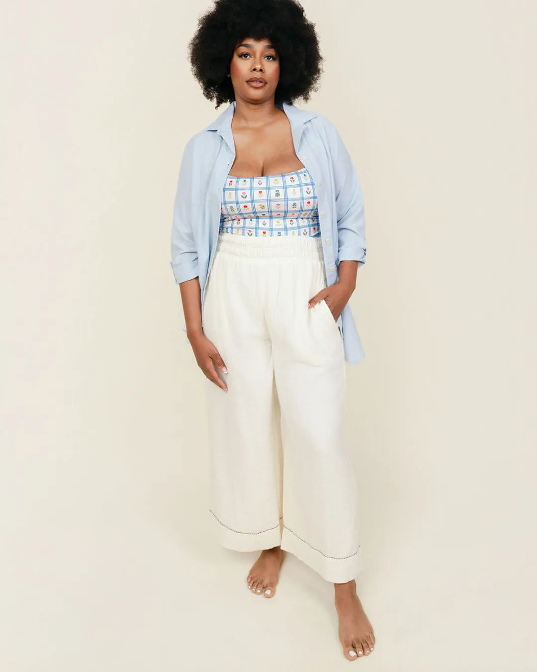 The Everyday Cotton Gauze Pant sold by Kitty & Vibe product image thumbnail 3