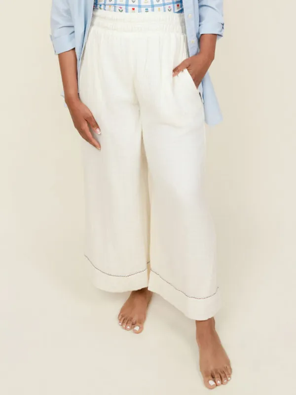 The Everyday Cotton Gauze Pant made by Kitty & Vibe