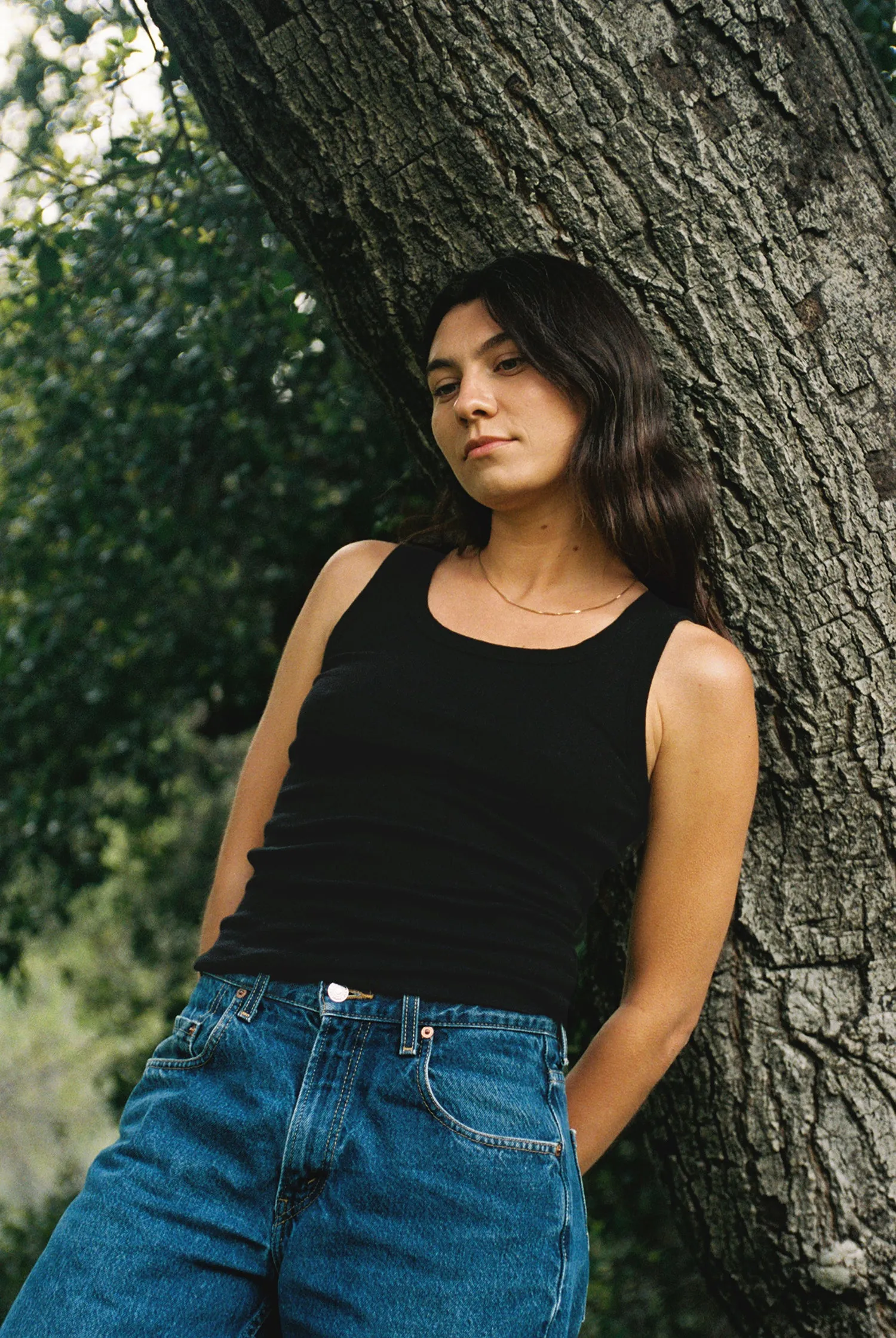 Organic Rib Tank sold by LA RELAXED product image thumbnail 4