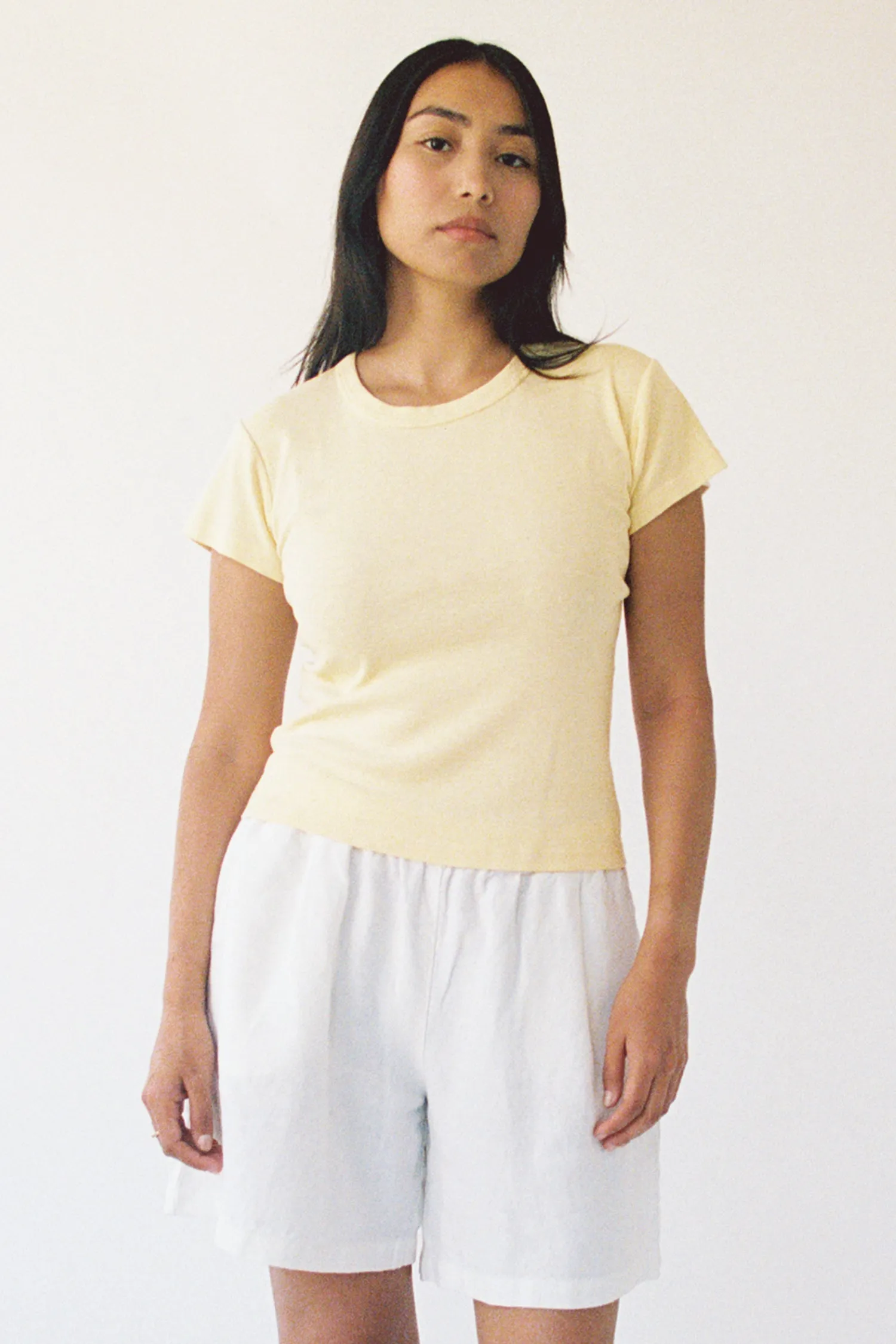 Pleated Linen Short sold by LA RELAXED