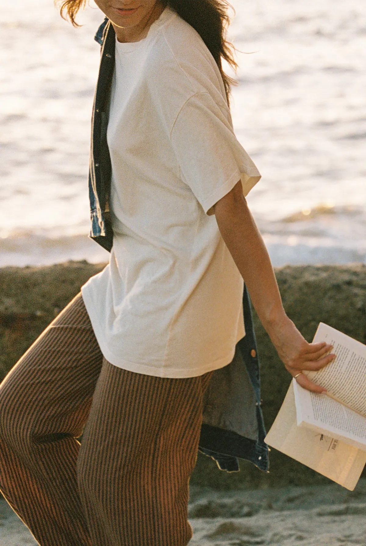 Hemp Boyfriend Tee sold by LA RELAXED product image thumbnail 4