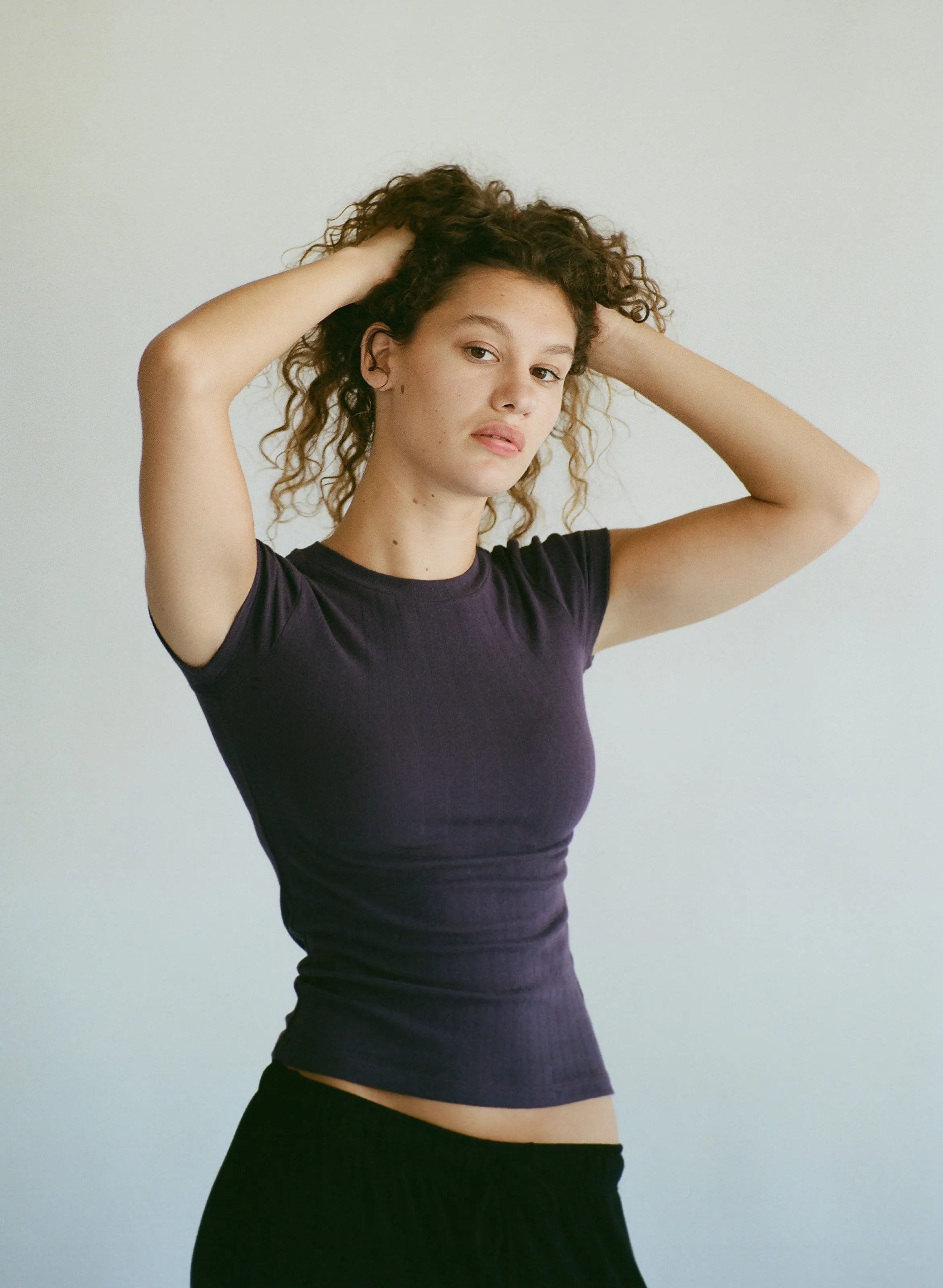 Organic Texture Tee sold by LA RELAXED product image thumbnail 4