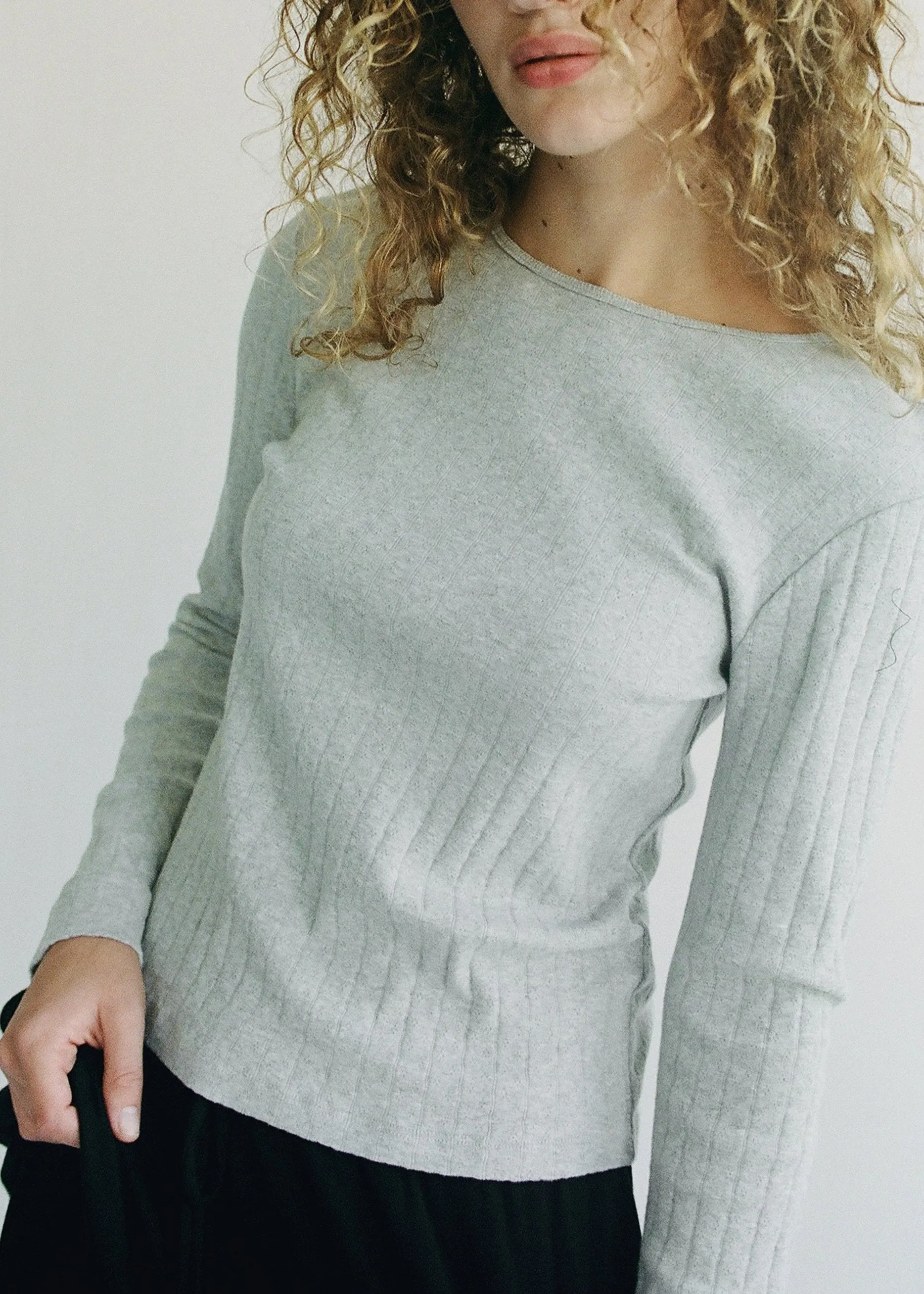 Organic Texture Long Sleeve sold by LA RELAXED product image thumbnail 3