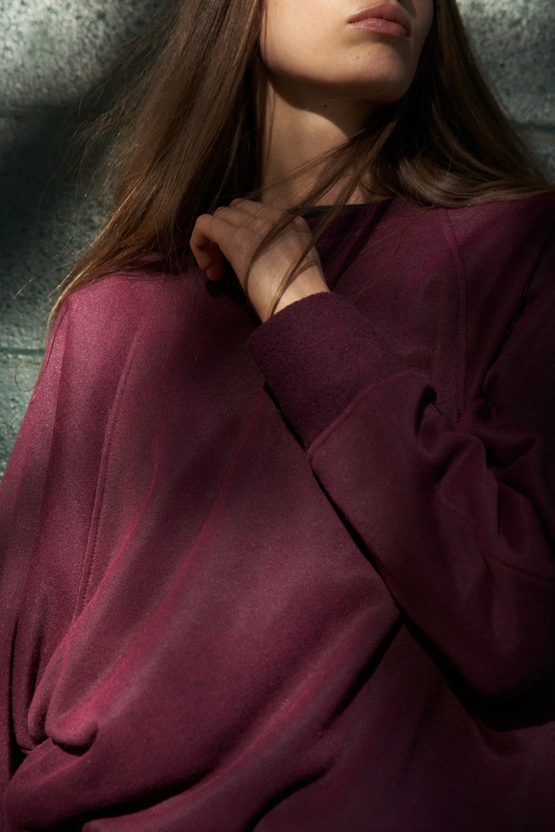 Kissed Fleece Raglan sold by LA RELAXED product image thumbnail 2