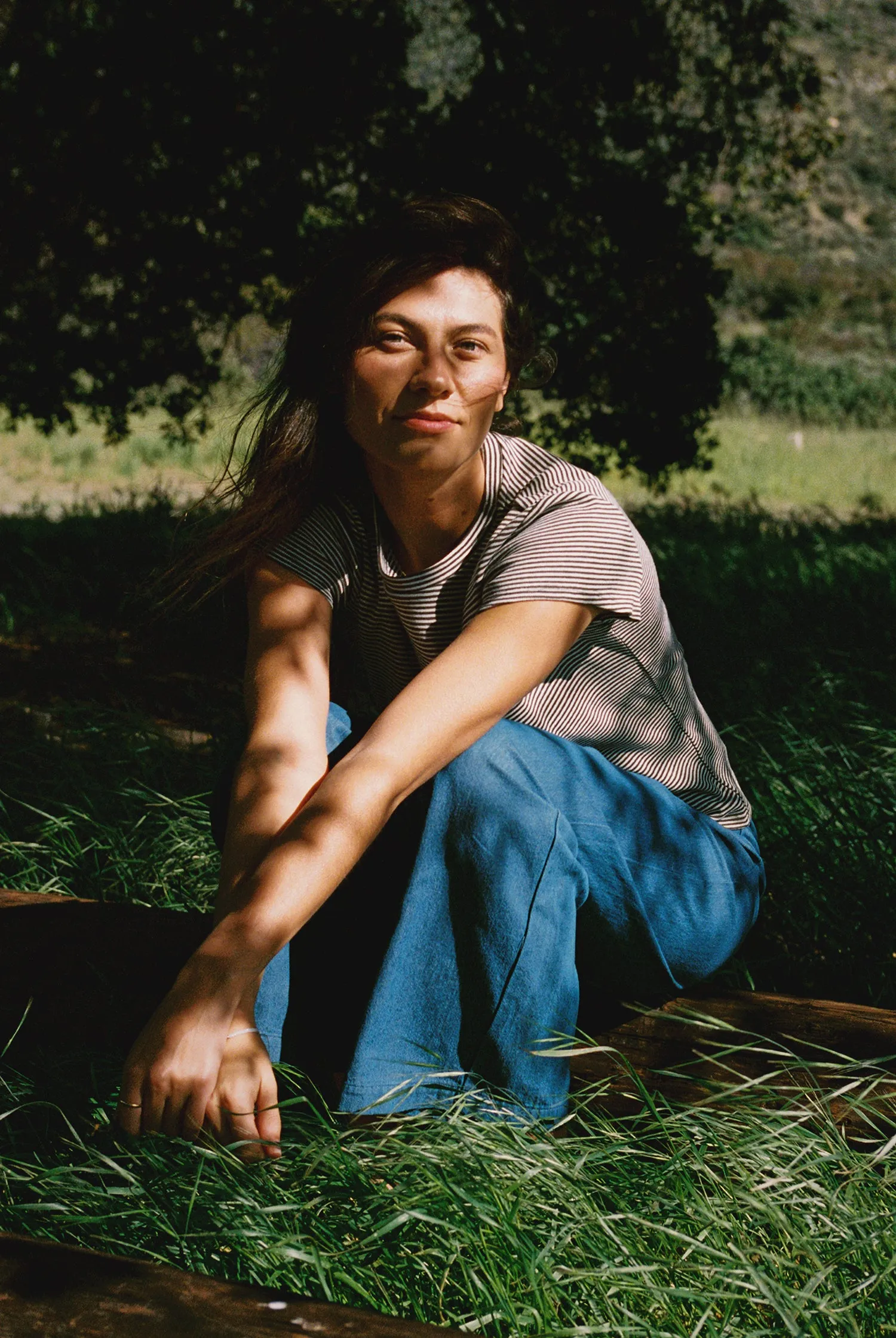 Bebe Stripe Tee sold by LA RELAXED product image thumbnail 2