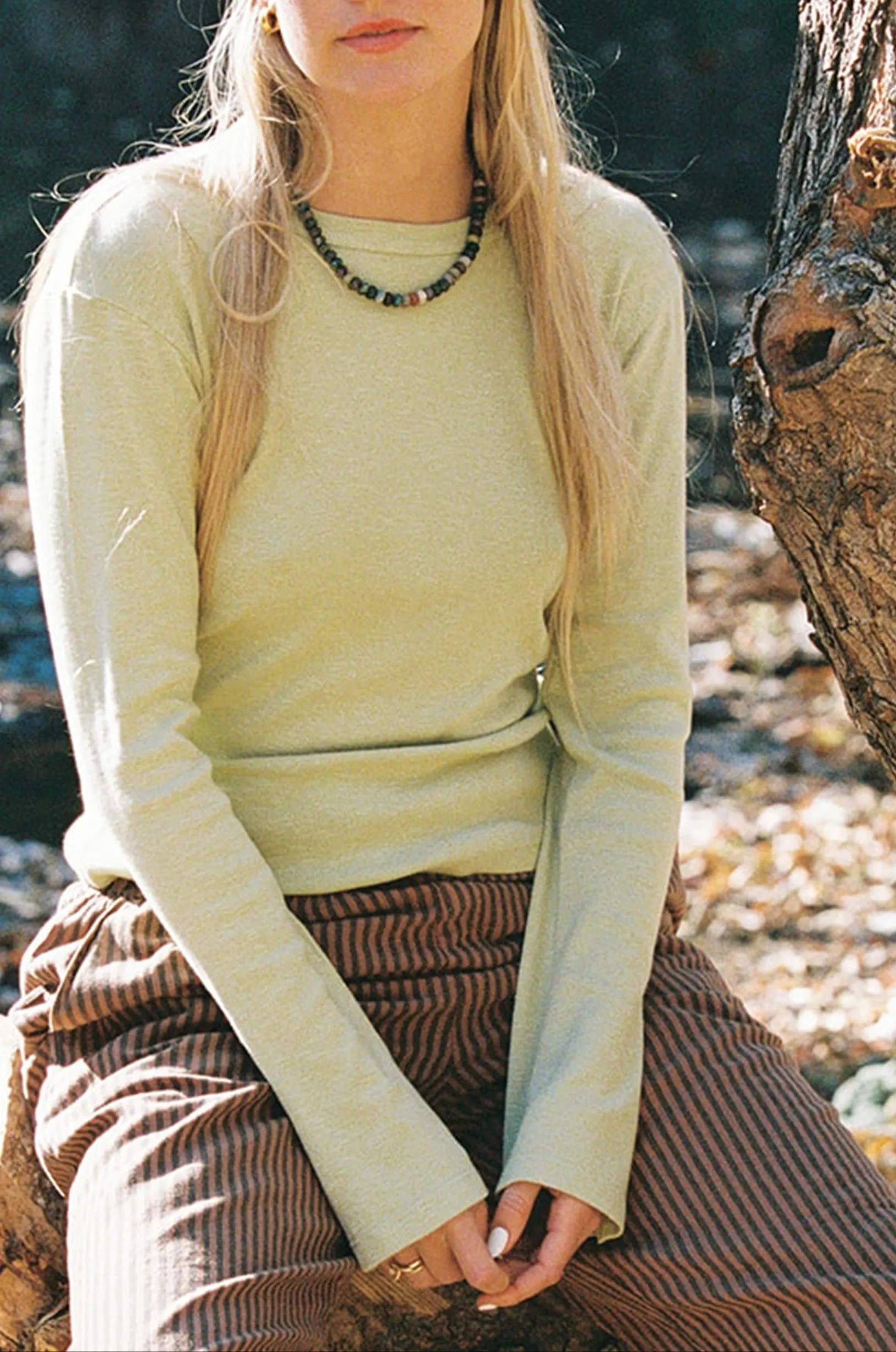 Vintage Slub Long Sleeve sold by LA RELAXED product image thumbnail 4